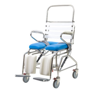Shower Commode Kcare Mobile Calf Pads Footrest Seatbelt