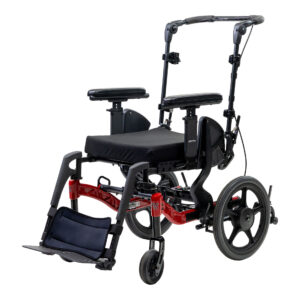 Wheelchair PDG Fuze T50 Tilt in Space Transit Red 17x19