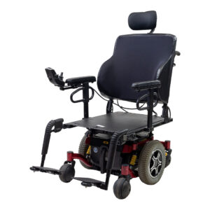 Wheelchair Quantum 6000Z Powered Mid Wheel Incl accessories Drive Red