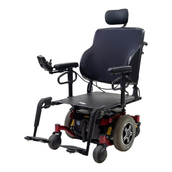 Wheelchair Quantum 6000Z Powered Mid Wheel Incl accessories Drive Red