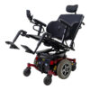 Wheelchair Quantum 6000Z Powered Mid Wheel Incl accessories Drive Red - Image 2