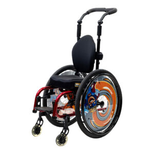 Wheelchair Zippie X'Cape Self-Propelled Folding with Accessories 10x10