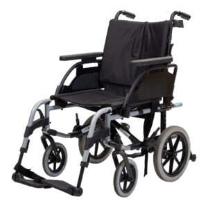 Wheelchair Breezy Basix 2 Transit Folding Backrest 18x16 Silver [A]